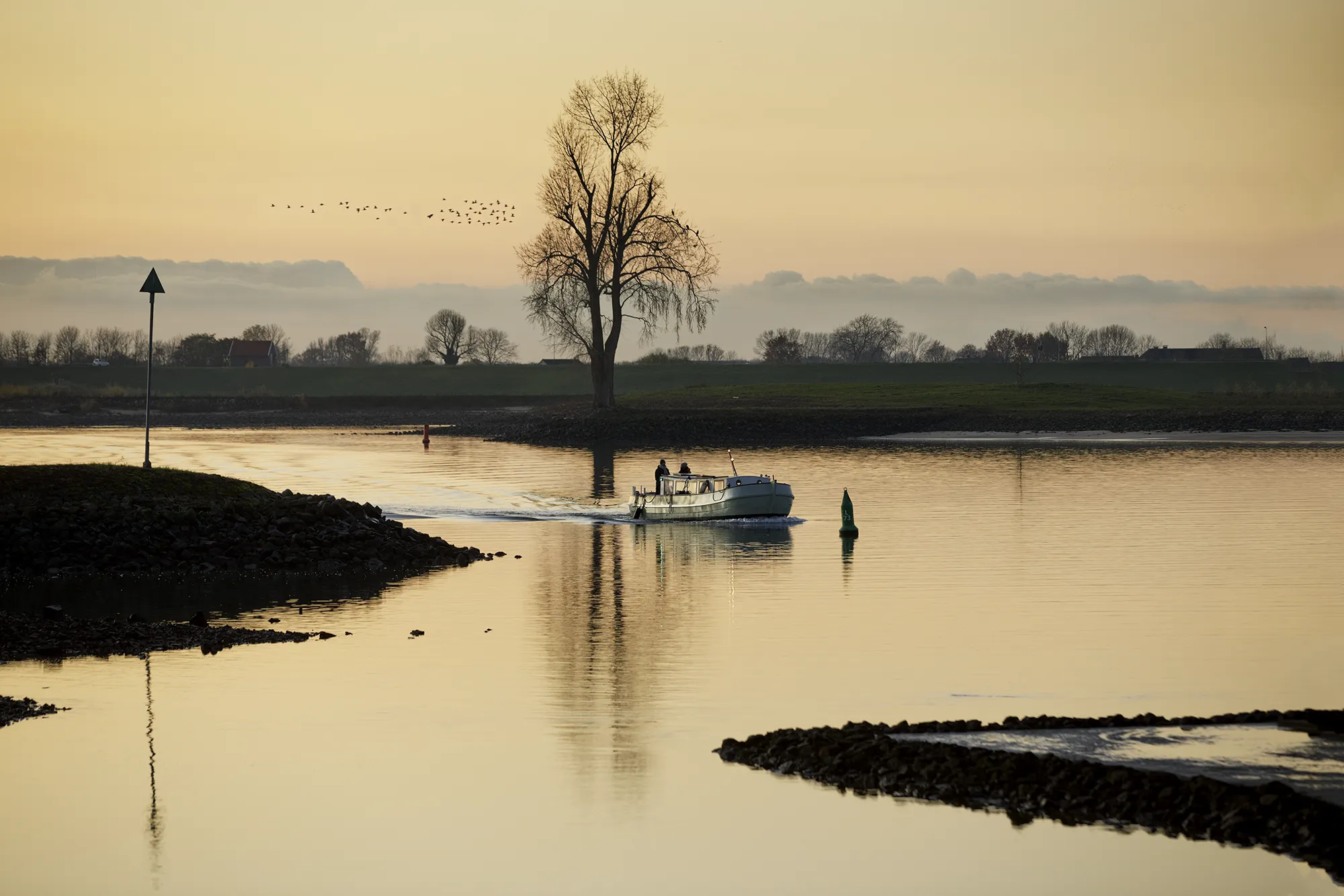 bootje op de Lek